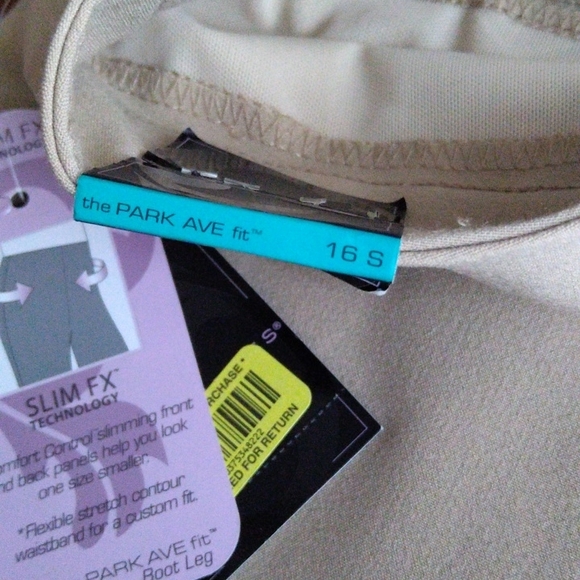 NWT lnvestments Slim Fx Technology pull on pants - Picture 6 of 12